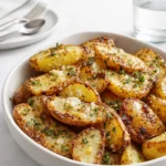 Crispy Authentic Greek Potatoes with lemon and oregano