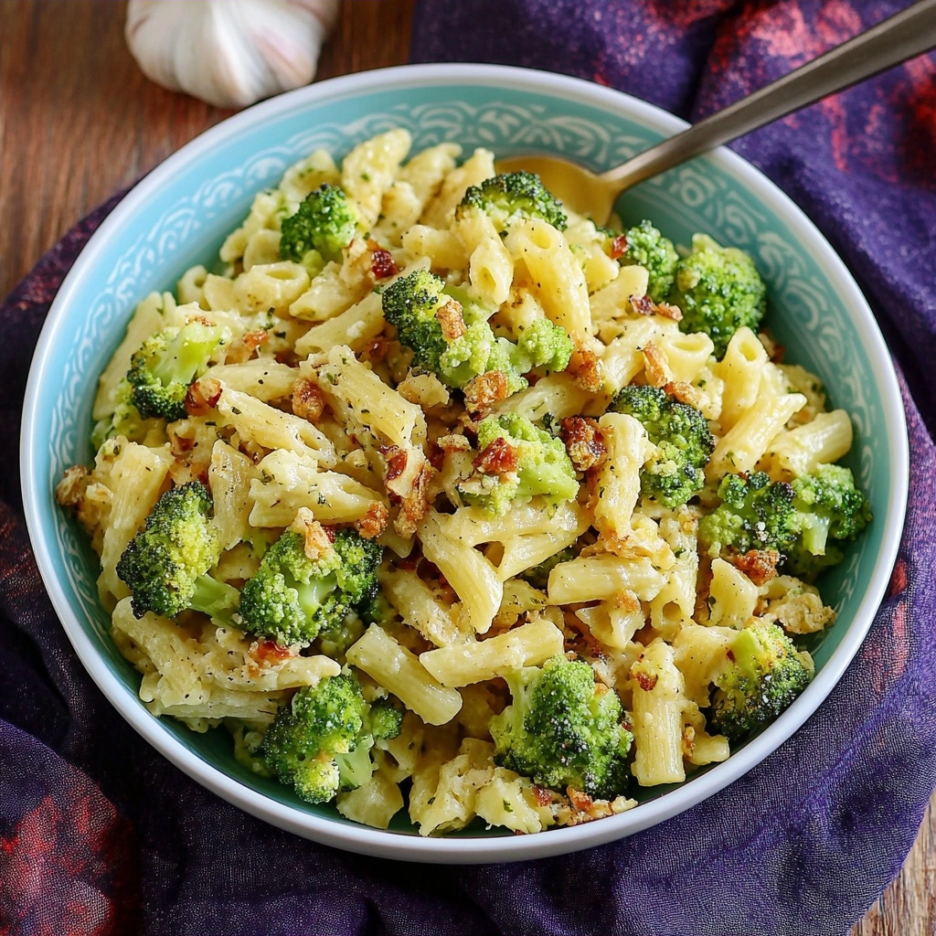 Roasted Romanesco Pasta with Garlic