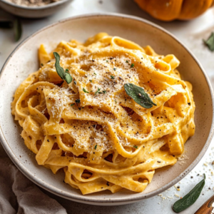 Creamy Pumpkin Alfredo Pasta