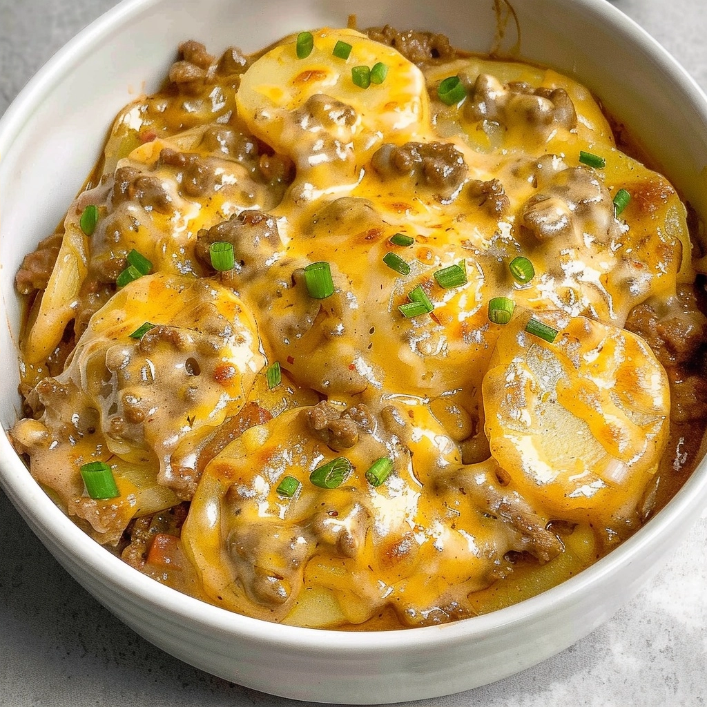 Crockpot Hamburger Potato Casserole