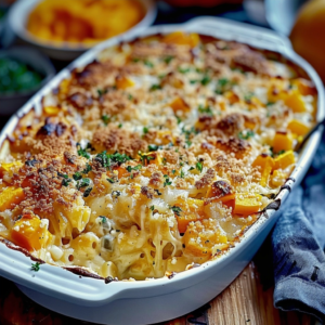 Indulgent Butternut Squash Gratin Casserole
