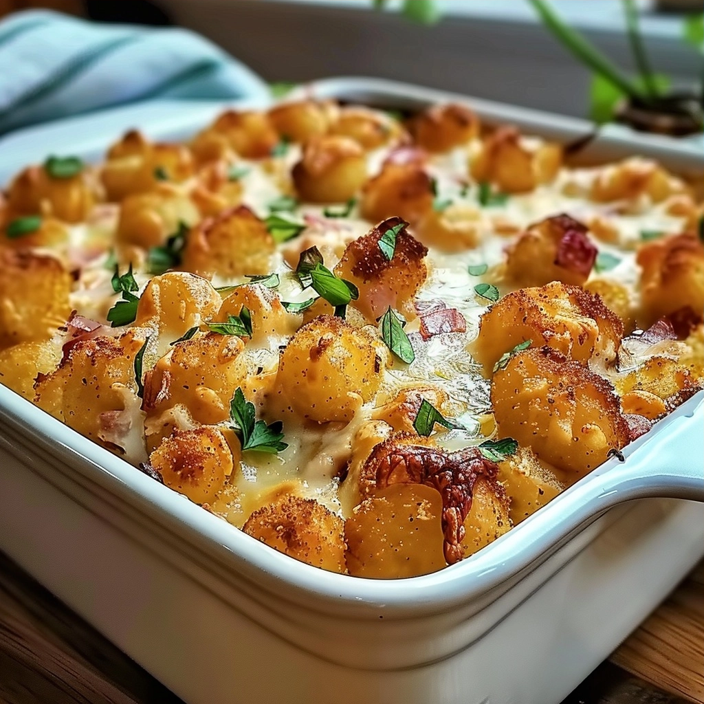 Irresistible Chicken Tater Tot Casserole